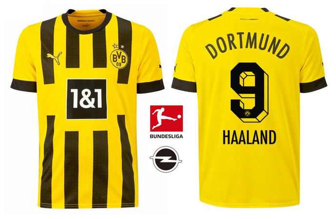 Borussia Dortmund 2022-2023 Home - Haaland 9 I Bundesliga Mai 2022