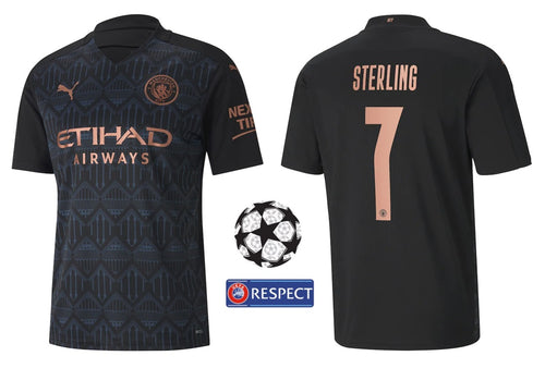Manchester City 2020-2021 Away UCL - Sterling 7