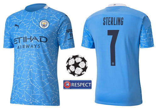 Manchester City 2020-2021 Home UCL - Sterling 7