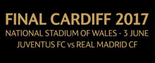 Cargar imagen en el visor de la galería, Juventus Turin Champions League Final Cardiff 2017 + Spielernummer