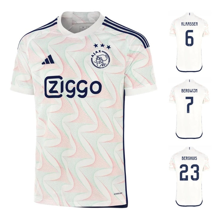 Ajax Amsterdam 2023-2024 Away + Spielernummer