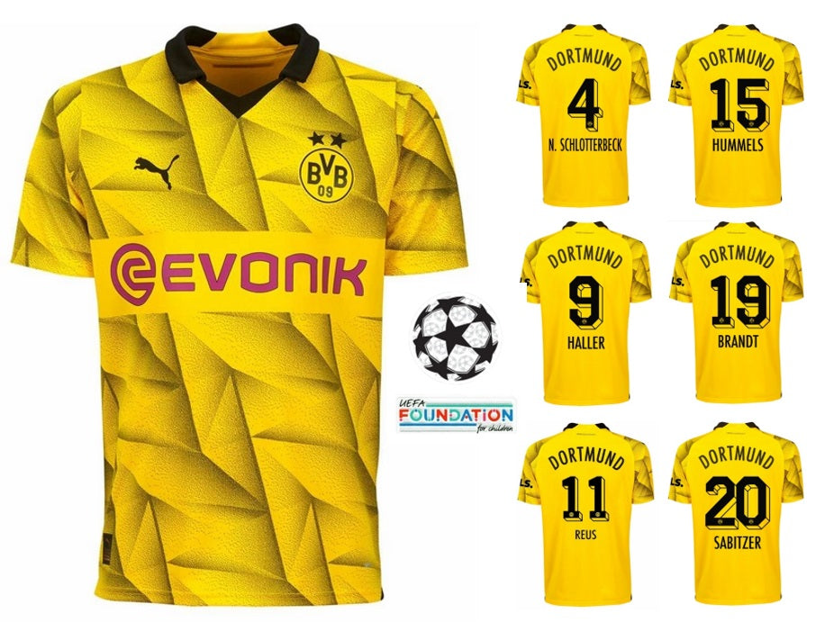 Borussia Dortmund 2023-2024 Third UCL + Spielernummer