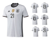 Load image into Gallery viewer, DFB EM 2016 Home + Spielernummer