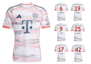 FC Bayern 2025-2026 Away + Spielernummer