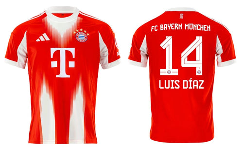 FC Bayern 2025-2026 Home - Luis Diaz 14
