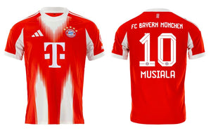 FC Bayern 2025-2026 Home + Spielernummer
