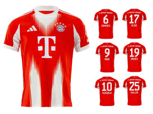 FC Bayern 2025-2026 Home + Spielernummer