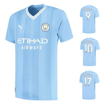 Cargar imagen en el visor de la galería, Manchester City 2023-2024 Home + Spielernummer I Mein Name