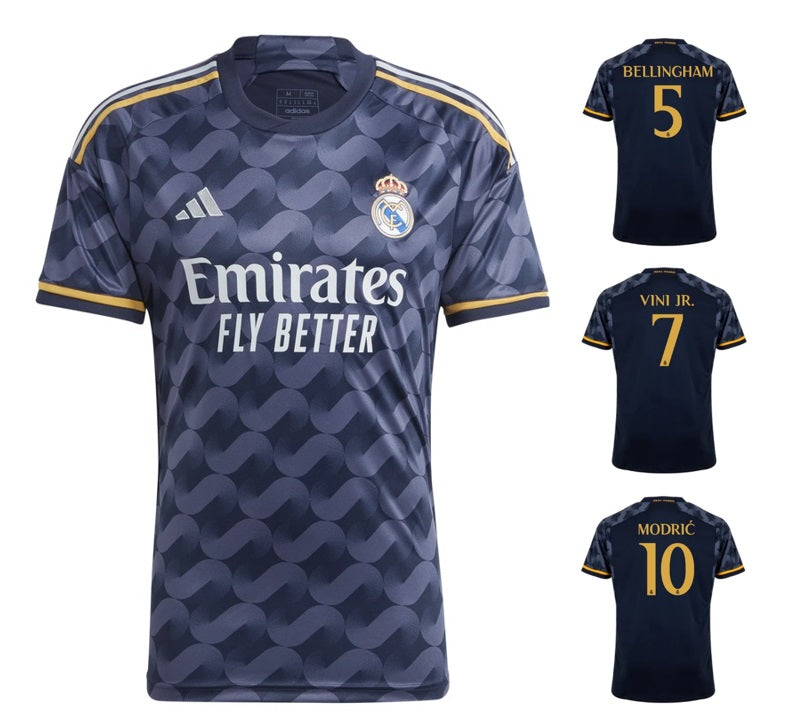 Real Madrid 2023-2024 Away + Spielernummer