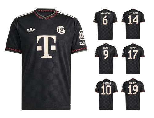 FC Bayern 2025-2026 Third + Spielernummer