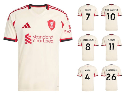FC Liverpool 2025-2026 Away + Spielernummer