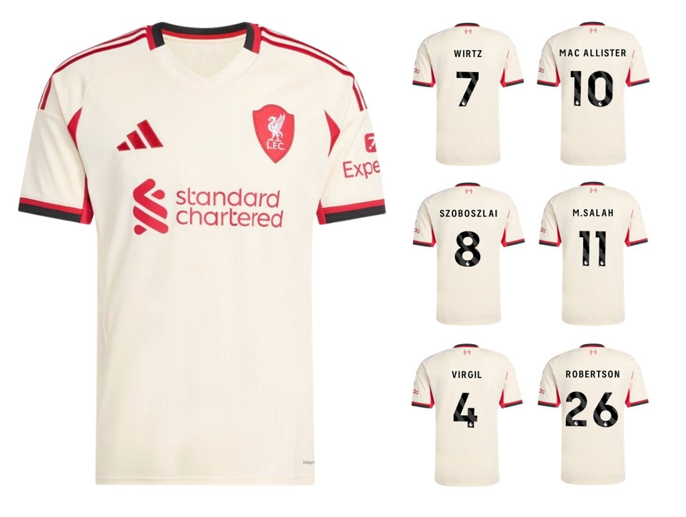 FC Liverpool 2025-2026 Away + Spielernummer