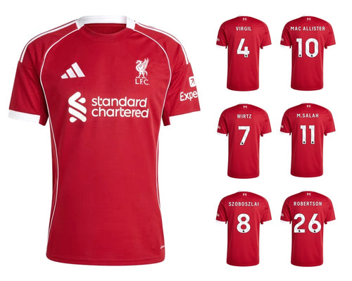 FC Liverpool 2025-2026 Home + Spielernummer