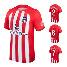 Laden Sie das Bild in den Galerie-Viewer, Atletico Madrid 2023-2024 Home + Spielernummer