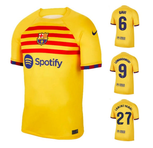 FC Barcelona 2023-2024 Senyera + Spielernummer