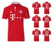 Charger l&#39;image dans la galerie, FC Bayern 2016-2017 Home + Spielernummer