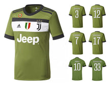 Cargar imagen en el visor de la galería, Juventus Turin 2017-2018 Third + Spielernummer