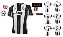 Cargar imagen en el visor de la galería, Juventus Turin Champions League Final Cardiff 2017 + Spielernummer