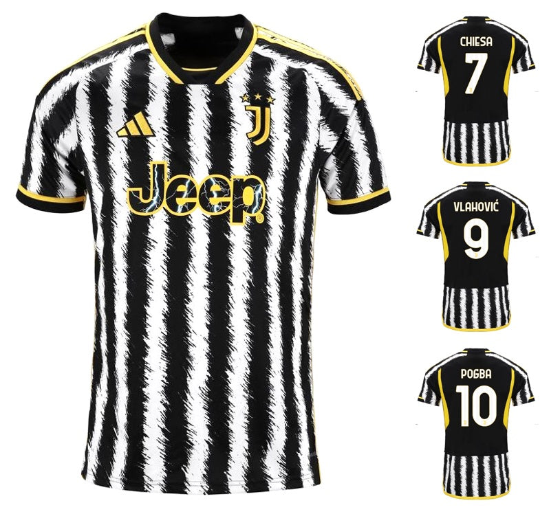 Juventus Turin 2023-2024 Home + Spielernummer