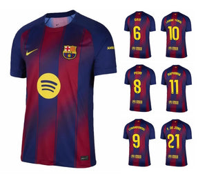 Herren FC Barcelona 2025-2026 Home LaLiga + Spielernummer