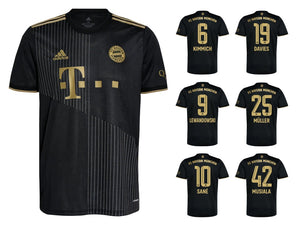 FC Bayern 2021-2022 Away + Spielernummer