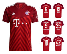 Charger l&#39;image dans la galerie, FC Bayern 2021-2022 Home + Spielernummer