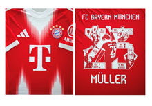 將圖片載入圖庫檢視器 FC Bayern 2025-2026 Home - Müller 25 Sonderflock
