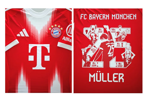 FC Bayern 2025-2026 Home - Müller 25 Sonderflock