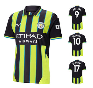 Manchester City 2024-2025 Away + Spielernummer