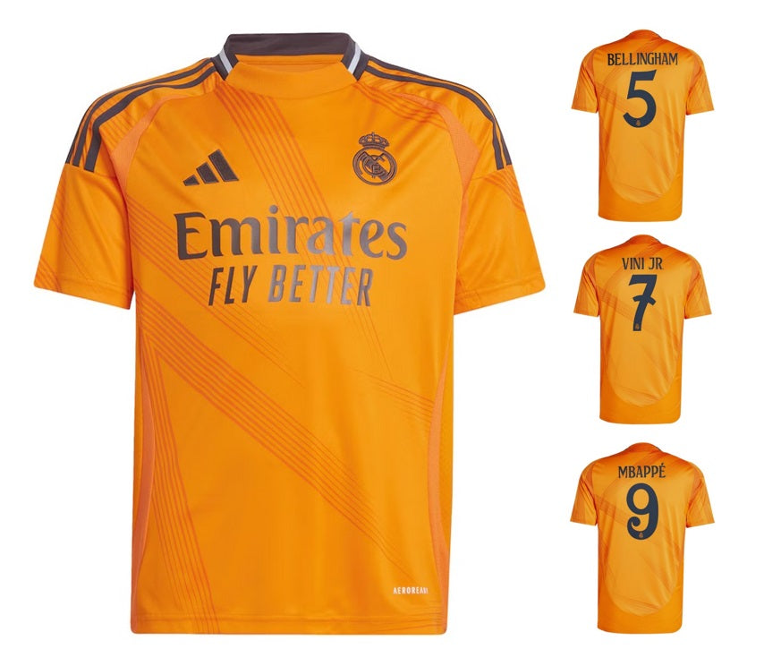 Real Madrid 2024-2025 Away + Spielernummer