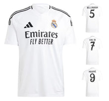 Laden Sie das Bild in den Galerie-Viewer, Real Madrid 2024-2025 Home + Spielernummer