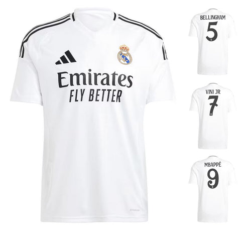 Real Madrid 2024-2025 Home + Spielernummer