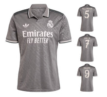 將圖片載入圖庫檢視器 Real Madrid 2024-2025 Third + Spielernummer