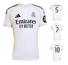 Charger l&#39;image dans la galerie, Real Madrid 2025-2026 Home + Spielernummer