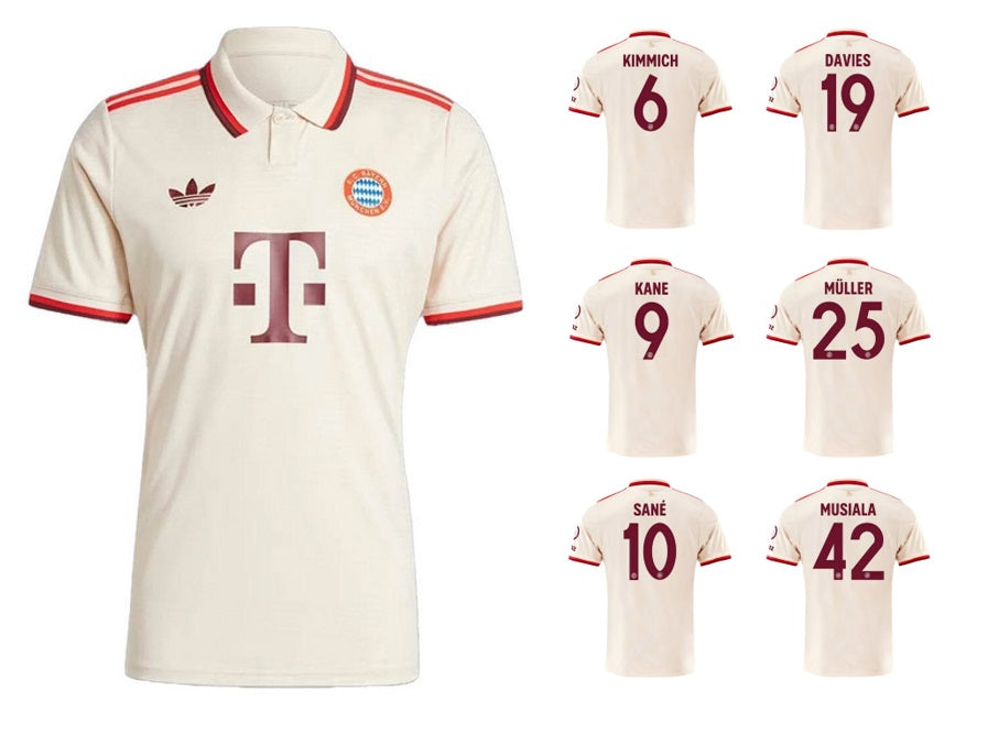 FC Bayern 2024-2025 Third + Spielernummer