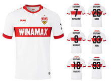 將圖片載入圖庫檢視器 VfB Stuttgart 2024-2025 Home Bundesliga DFB-Pokal + Spielernummer