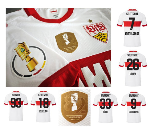 VfB Stuttgart 2024-2025 Home DFB-Pokal Finale Berlin + Spielernummer