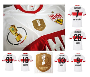 VfB Stuttgart 2024-2025 Home DFB-Pokal Finale Berlin + Spielernummer