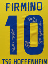 將圖片載入圖庫檢視器 TSG 1899 Hoffenheim 2014-2015 Away match prepared - Firmino 10 * SIGNIERT