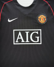 Cargar imagen en el visor de la galería, Manchester United 2007-2008 Away PL Langarm - Ronaldo 7