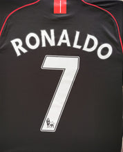 將圖片載入圖庫檢視器 Manchester United 2007-2008 Away PL Langarm - Ronaldo 7