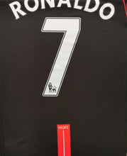 Charger l&#39;image dans la galerie, Manchester United 2007-2008 Away PL Langarm - Ronaldo 7