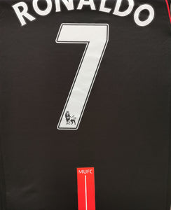 Manchester United 2007-2008 Away PL Langarm - Ronaldo 7