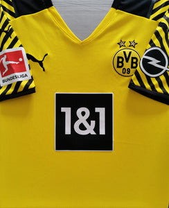 Borussia Dortmund 2021-2022 Home BL Signiert - Haaland 9