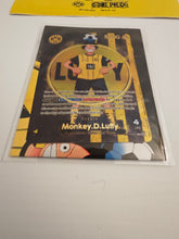 Laden Sie das Bild in den Galerie-Viewer, ONE PIECE &amp; BVB Dortmund Promo Goodie Bag Card Monkey.D.Luffy | Scarf Sticker