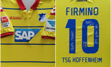 Charger l&#39;image dans la galerie, TSG 1899 Hoffenheim 2014-2015 Away match prepared - Firmino 10 * SIGNIERT