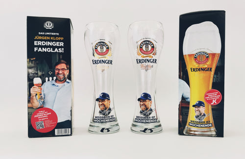 Erdinger Weißbierglas Jürgen Klopp I Limited Edition