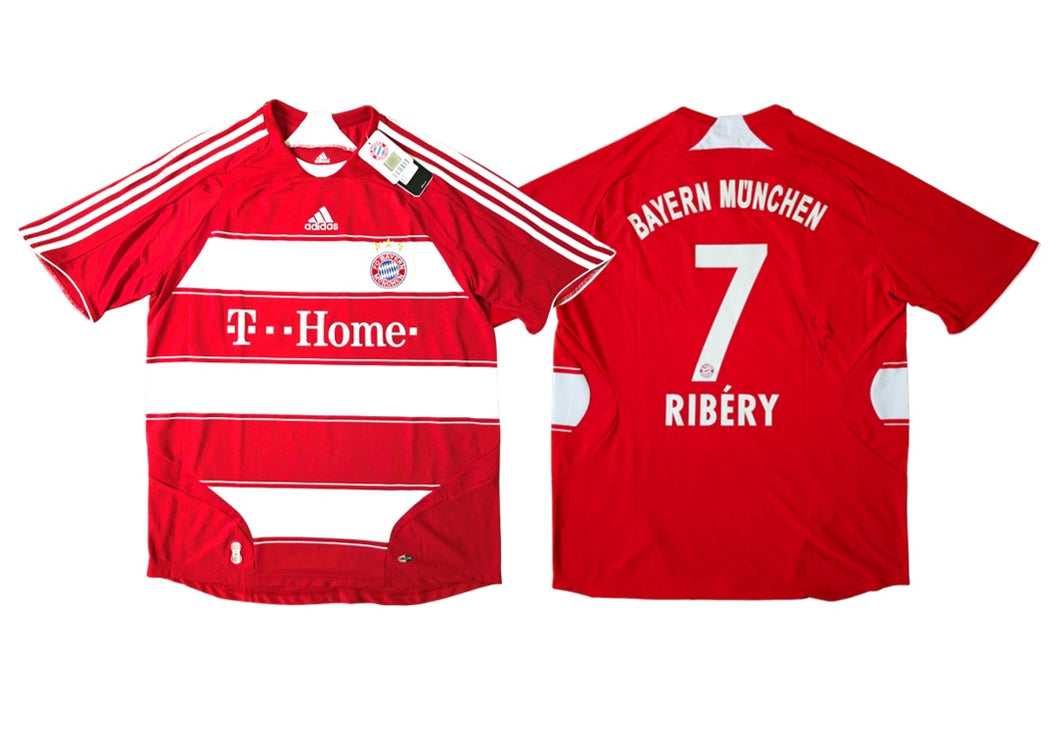 FC Bayern 2007-2008 Home Signiert - Ribéry 7