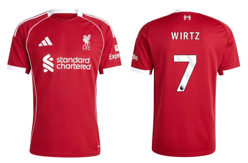 FC Liverpool 2025-2026 Home - Wirtz 7