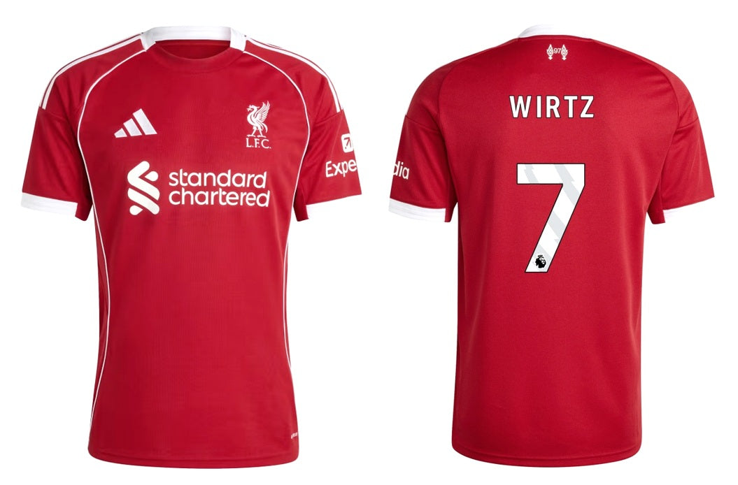 FC Liverpool 2025-2026 Home - Wirtz 7
